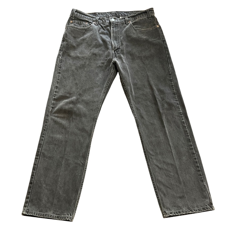 Y2K Levi Strauss 505 Jeans Mens 38x30 Dark Wash Regular Straight Leg Denim Pants